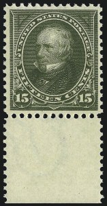 Sale 1007, Lot 2531, 1895 Watermarked Bureau Issue (Scott 268-284)