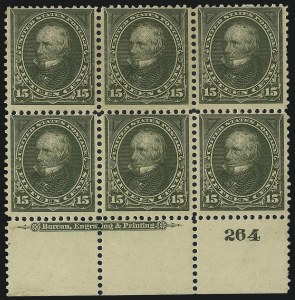 Sale 1007, Lot 2532, 1895 Watermarked Bureau Issue (Scott 268-284)