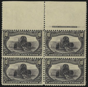 Sale 1007, Lot 2536, 1898 Trans-Mississippi Issue (1c thru 10c, Scott 285-290)