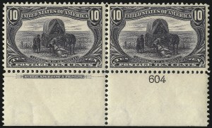 Sale 1007, Lot 2549, 1898 Trans-Mississippi Issue (1c thru 10c, Scott 285-290)
