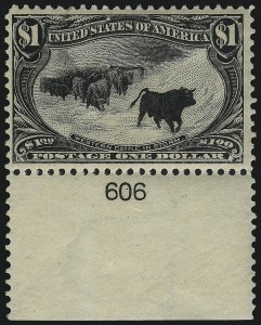 Sale 1007, Lot 2559, 1898 Trans-Mississippi Issue (50c thru $2.00, Scott 291-293)