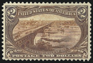 Sale 1007, Lot 2566, 1898 Trans-Mississippi Issue (50c thru $2.00, Scott 291-293)