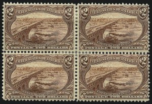Sale 1007, Lot 2570, 1898 Trans-Mississippi Issue (50c thru $2.00, Scott 291-293)