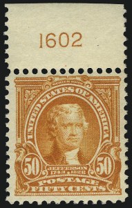 Sale 1007, Lot 2596, 1902-08 Issues (Scott 300-320)