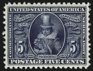 Sale Number 1007, Lot Number 2633, 1904 Louisiana Purchase, Jamestown Issues (Scott 323-330)