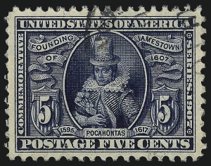 Sale 1007, Lot 2635, 1904 Louisiana Purchase, Jamestown Issues (Scott 323-330)