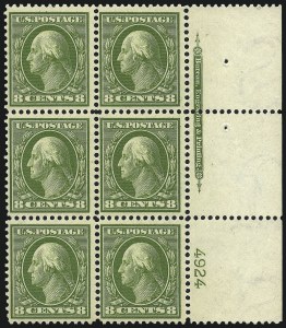 Sale 1007, Lot 2637, 1908-10 Washington-Franklin Issues (Scott 331-358)