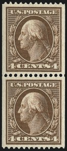 Sale 1007, Lot 2650, 1908-10 Washington-Franklin Issues (Scott 331-358)