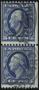 Sale 1007, Lot 2654, 1908-10 Washington-Franklin Issues (Scott 331-358)