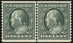 Sale 1007, Lot 2655, 1908-10 Washington-Franklin Issues (Scott 331-358)