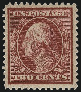 Sale 1007, Lot 2664, 1908-10 Washington-Franklin Issues (Scott 331-358)