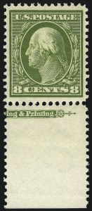 Sale 1007, Lot 2680, 1910-13 Washington-Franklin Issue (Scott 369-395)