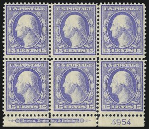 Sale 1007, Lot 2684, 1910-13 Washington-Franklin Issue (Scott 369-395)