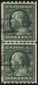 Sale Number 1007, Lot Number 2686, 1910-13 Washington-Franklin Issue (Scott 369-395)