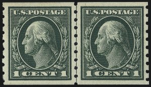 Sale 1007, Lot 2703, 1912-14 Washington-Franklin Issue (Scott 405-423)