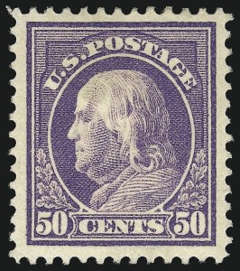 Sale 1007, Lot 2711, 1912-14 Washington-Franklin Issue (Scott 405-423)