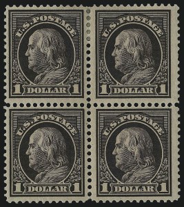 Sale 1007, Lot 2713, 1912-14 Washington-Franklin Issue (Scott 405-423)