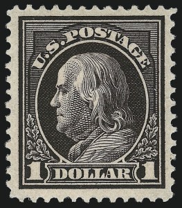 Sale 1007, Lot 2714, 1912-14 Washington-Franklin Issue (Scott 405-423)