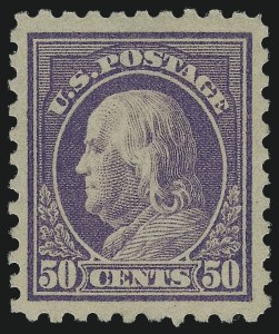 Sale 1007, Lot 2724, 1913-15 Washington-Franklin Issues (Scott 424-460)