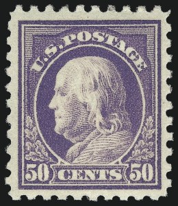 Sale 1007, Lot 2725, 1913-15 Washington-Franklin Issues (Scott 424-460)