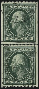 Sale 1007, Lot 2726, 1913-15 Washington-Franklin Issues (Scott 424-460)