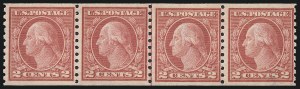 Sale 1007, Lot 2743, 1913-15 Washington-Franklin Issues (Scott 424-460)