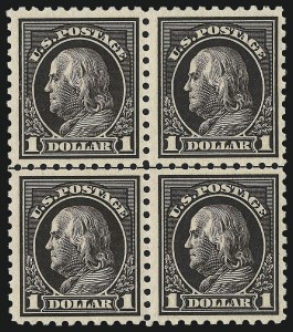 Sale 1007, Lot 2751, 1913-15 Washington-Franklin Issues (Scott 424-460)