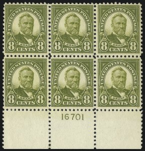 Sale 1007, Lot 2839, 1922-29 Issues (Scott 551-573a)