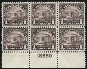 Sale 1007, Lot 2847, 1922-29 Issues (Scott 551-573a)
