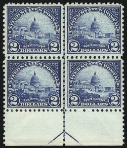 Sale 1007, Lot 2850, 1922-29 Issues (Scott 551-573a), $2.00 Deep Blue (572) Sale 1007, Lot 2850, 1922-29 Issues (Scott 551-573a)