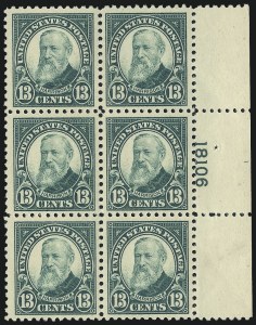 Sale 1007, Lot 2873, 1922 and Later Issues (Scott 578 onwards)