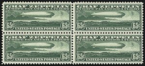 Sale 1007, Lot 2926, Air Post Graf Zeppelin Issue (Scott C13-C15, C18)