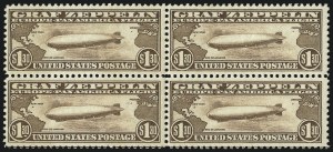 Sale 1007, Lot 2929, Air Post Graf Zeppelin Issue (Scott C13-C15, C18)
