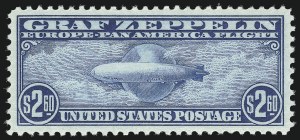 Sale Number 1007, Lot Number 2930, Air Post Graf Zeppelin Issue (Scott C13-C15, C18)