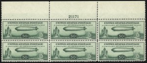 Sale 1007, Lot 2933, Air Post Graf Zeppelin Issue (Scott C13-C15, C18)