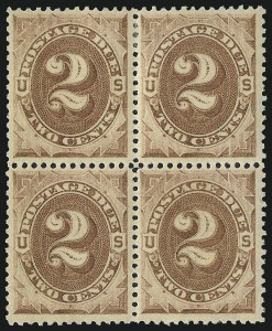 Sale 1007, Lot 2951, Postage Due (Scott J1-J24)