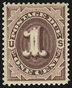 Sale 1007, Lot 2961, Postage Due (Scott J1-J24)