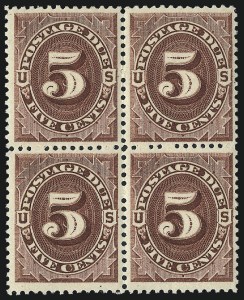 Sale 1007, Lot 2965, Postage Due (Scott J1-J24)