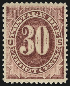 Sale 1007, Lot 2976, Postage Due (Scott J25-J80b)