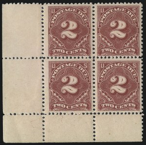 Sale 1007, Lot 2982, Postage Due (Scott J25-J80b)