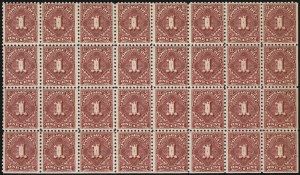 Sale 1007, Lot 2994, Postage Due (Scott J25-J80b)