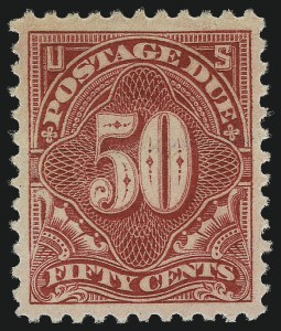 Sale 1007, Lot 3003, Postage Due (Scott J25-J80b)