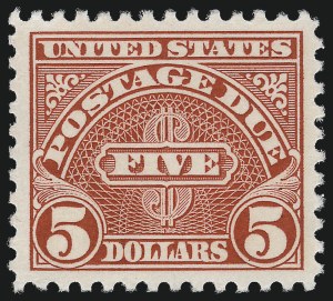 Sale 1007, Lot 3007, Postage Due (Scott J25-J80b)