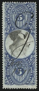 Sale 1007, Lot 3127, Second Issue Revenue Inverts