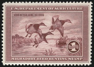 Sale Number 1007, Lot Number 3160, Hunting Permit singles (RW)