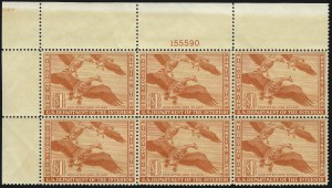 Sale 1007, Lot 3172, Hunting Permit blocks (RW)