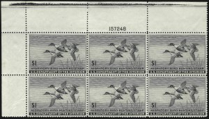 Sale 1007, Lot 3173, Hunting Permit blocks (RW)