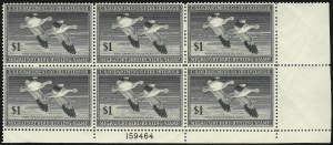 Sale 1007, Lot 3176, Hunting Permit blocks (RW)