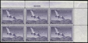 Sale 1007, Lot 3180, Hunting Permit blocks (RW)