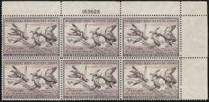 Sale 1007, Lot 3184, Hunting Permit blocks (RW)
